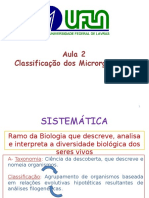 Aula 2 - Classificação Dos Microrganismos 20151