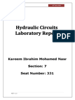 Hydraulic Circuits Lab Report