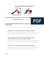 Skills Update 1 - Conference Form