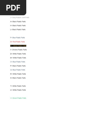 MAS-15 Parts List