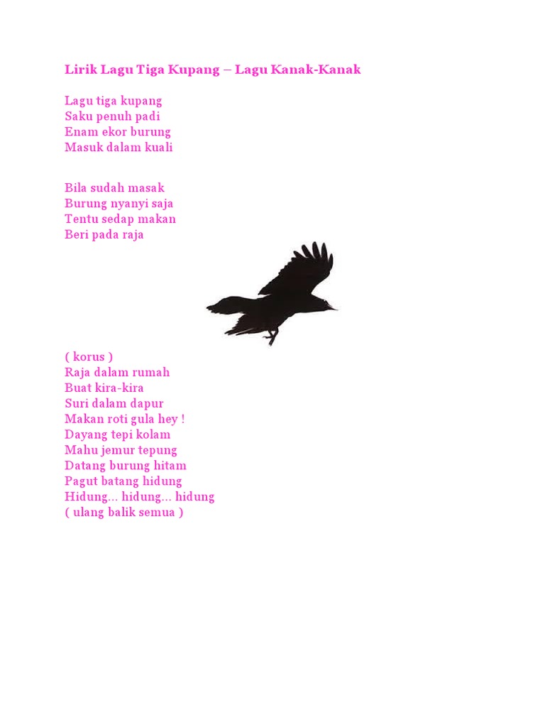 Lirik Lagu Tiga Kupang Pdf