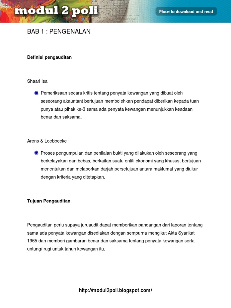 Audit Sem 4 Pdf