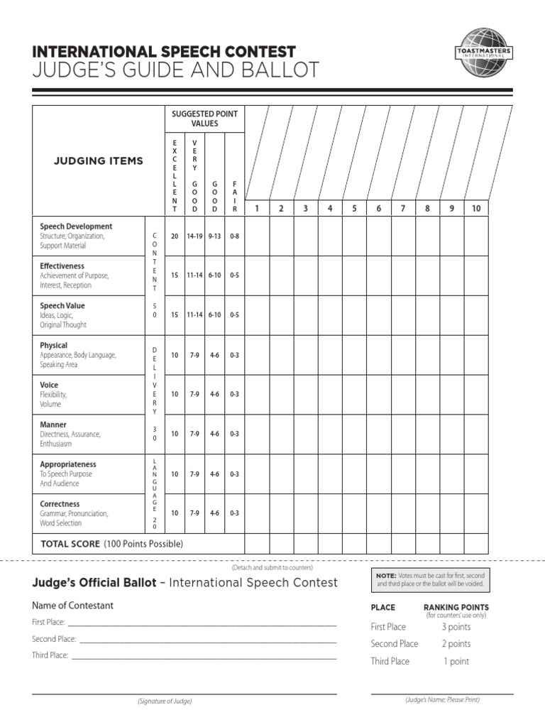 1172 International Speech Contest Ballot.pdf Public Speaking
