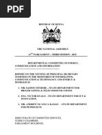 Report On Vetting of PS-ICT Enegy and Petroleum