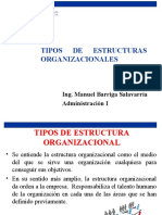 Tipos de Estructuras Organizacionales - Clase 7 20569