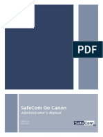 Safecom Go Canon Administrators Manual 60707