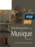Dictionnaire de La Musique