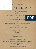 1887 - Steinberg, Adolphe - Cel Mai Nou Dictionar Pentru Talmacirea Cuvintelor Radicale Si Dicerilor Streine Din Limba Romana PDF