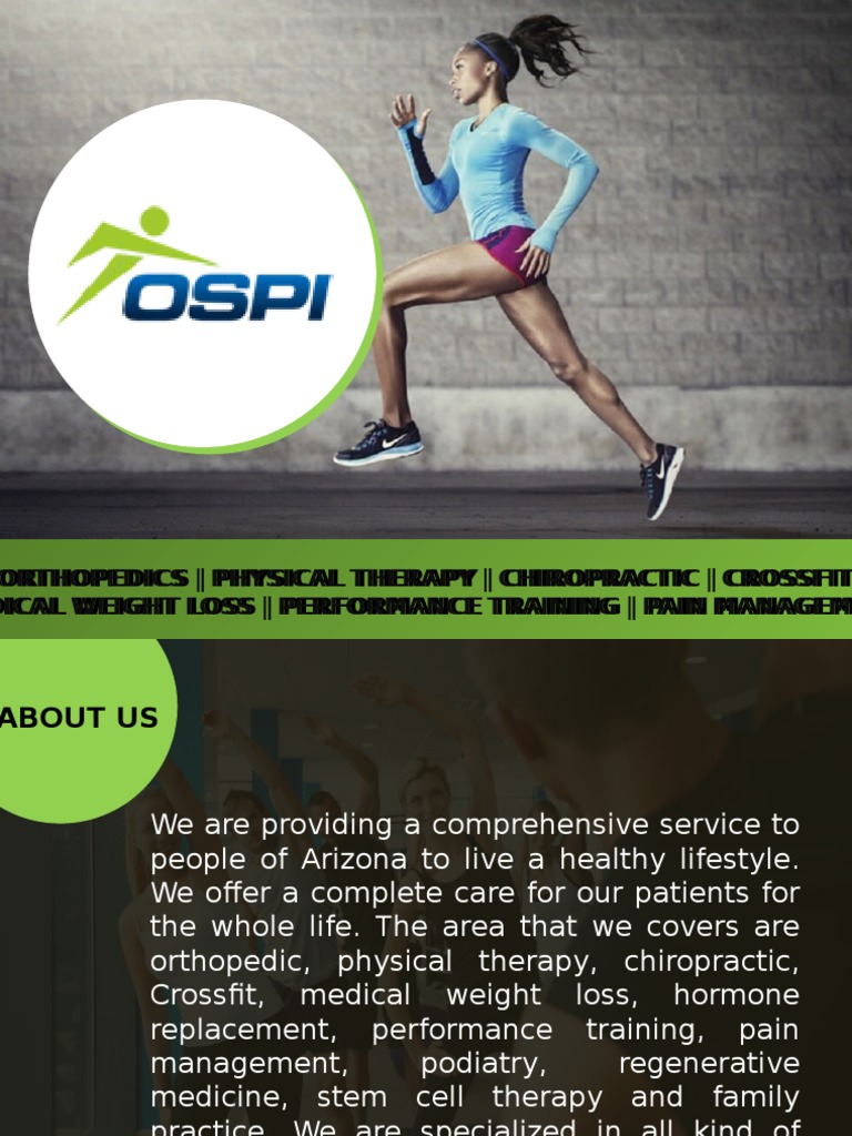 ospi arizona Orthopedic Surgery Chiropractic Free 30day Trial