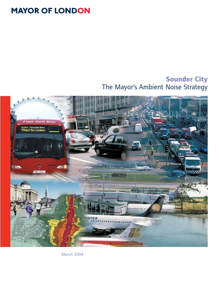 London Noise Strategy PDF Rail Transport Sustainability