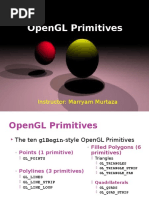 Lec 12 OpenGL Primitives