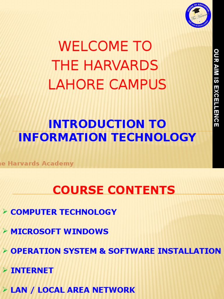 Introduction To Information Technology | PDF | Information Technology ...