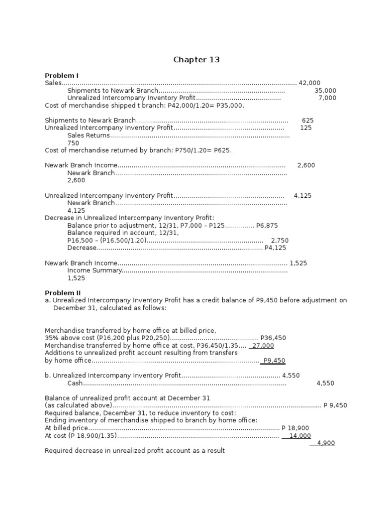 Advanced accounting ch 1 solution essay 05 image