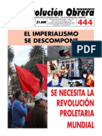 Semanario Revolución Obrera Edición No. 444