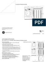 GE Washer GFWH2405LMS Specs