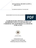 Viabilidad Del Sistema Público de Pensiones Ante La Llegada de Las Cohortes Del Babyboom a La Edad de Jubilación (1)