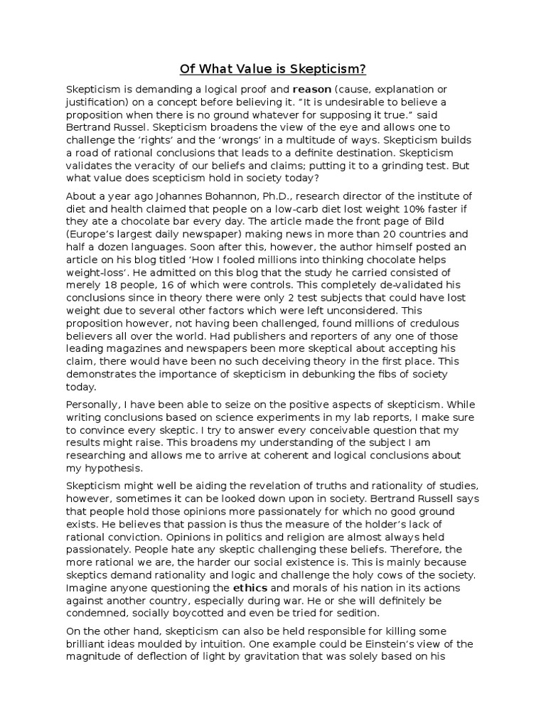 Skepticism vs cynicism image