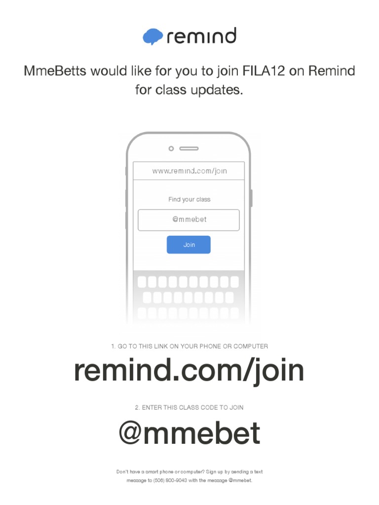 Invite For Remind | PDF
