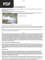 How To Build A Natural Swimming Pool | PDF | Swimming Pool | Concrete