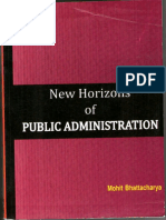 New Horizon of Public Administration by Mohit Bhattacharya