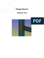 EC3 Flange Haunch Connection Design Verification