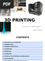 Download Ppt on 3d Printing by Arjun Oberai SN296731824 doc pdf