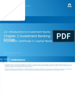 LO 1.1 - Introduction To Investment Banks