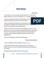 Proteins Structure and Tests