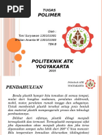 Download Tugas Polimer Kel13 TONI SURYAWAN  WILDAN ANANTA W Calendering Spinning Thermoforming by toni SN296733637 doc pdf