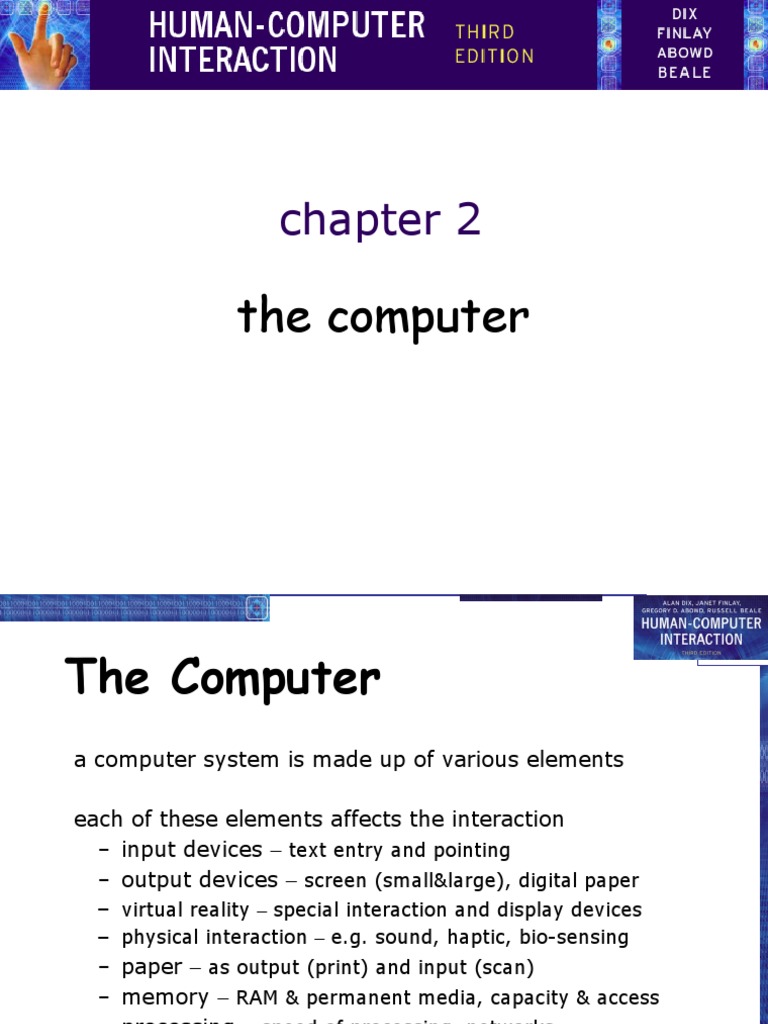 Chapter 2 - Human and Computer Interaction | PDF