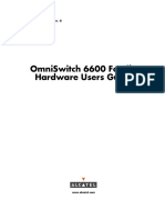 Omniswitch 6600 Family Hardware Users Guide: Part No. 060181-10, Rev. G September 2006