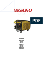 Gerador de Energia A Diesel 11,5 KVA Monofásico 110220v Partida Elétrica Nagano NDE12EA