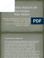 Conceitos Básicos de Sociologia - Max Weber