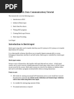 SAP BDC (Batch Data Communication) Tutorial