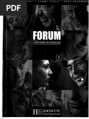 Forum 1 Methode De Francais Hachette Livre