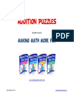 Addition Puzzles: Making Math More Fun