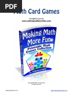 Math Card Games