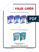 Place Value Cards