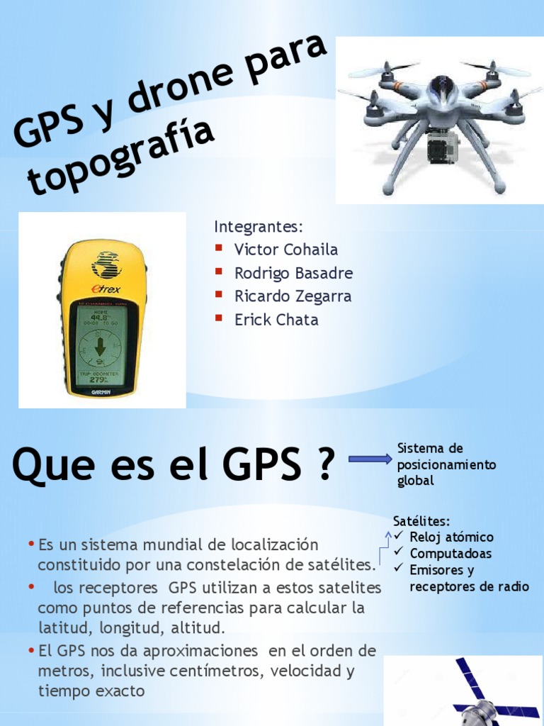 GPS y Drone Para Topografía