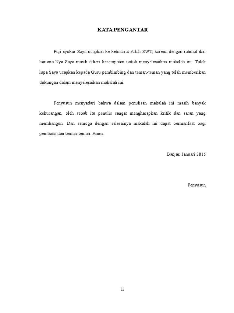 Kata Pengantar Atletik