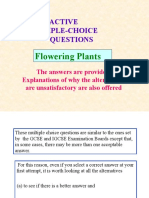 Interactive Multiple-Choice Questions: Flowering Plants