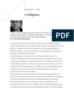 Columna de Opinión Sobre Religion y Consumo