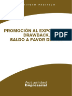 Promocion Al Exportador Drawback