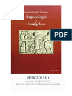 Arqueologia y Evangelios - Joaquin G.echegarray