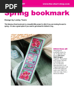Spring Bookmark 0