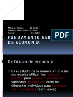 Fundamento General de Economía