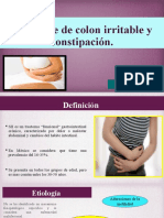 Síndrome de Colon Irritable y Constipación