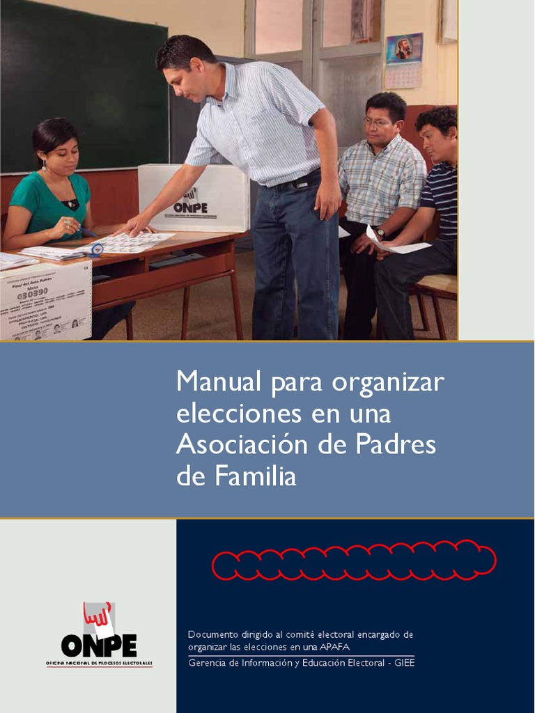 Manual Elecciones Asociacion Padres Familia Pdf Elecciones Votación
