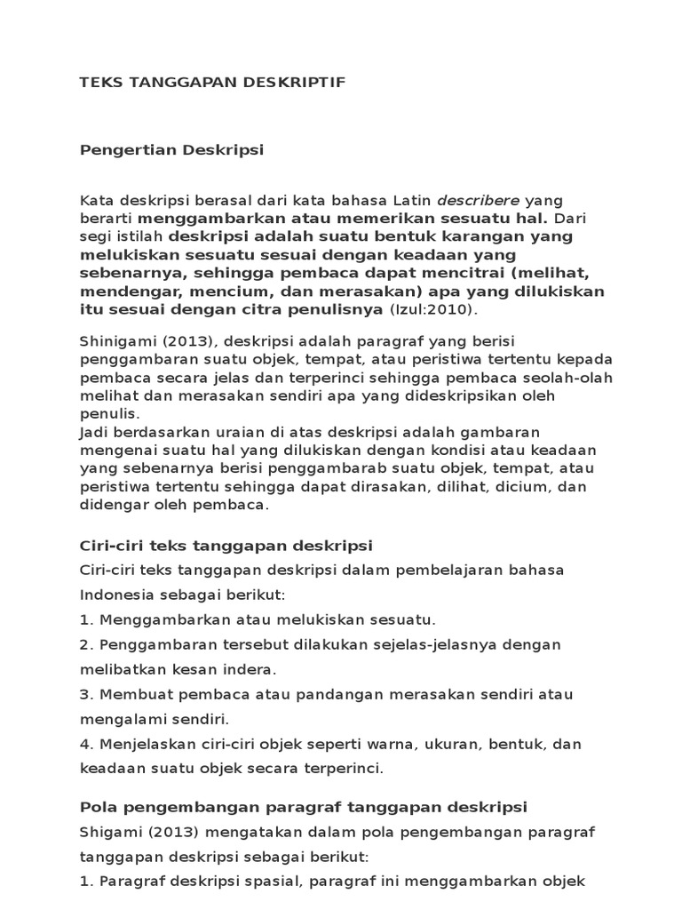 Teks Deskripsi Pdf