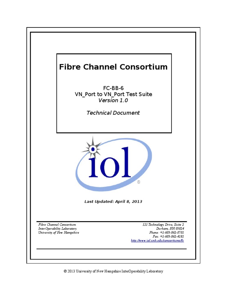 VN2VN Port Test Suite (v1.0) | PDF | Networks | Networking Standards